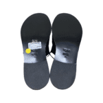 Fendi Black Suede and Python Cutout Flat Slides Size 36 - Image 8