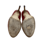 Jimmy Choo Red Patent Leather Peep Toe Platform Pumps Size 39 - Image 8