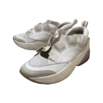 Emilio Pucci White Leather Jungle Joy Ruffled Sneakers Size 39 - Image 3