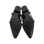 Lanvin Black Leather Strappy Flats Size 38.5 - Image 8