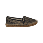 Dolce & Gabbana Black Lace Espadrille Size 39 - Image 4