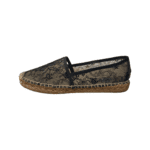 Dolce & Gabbana Black Lace Espadrille Size 39 - Image 6
