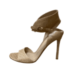 Gianvito Rossi Beige Python Ankle Cuff Sandals Size 40 - Image 7