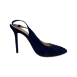 Charlotte Olympia  Blue Suede Leather Slingback Sandals Size 39.5 - Image 6