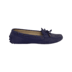 Tod's Purple Suede Leather Laccetto Driver Shoes Size 38.5 - Image 5