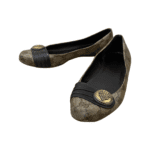 Gucci Beige Guccissima Hysteria Leather Ballet Flats Size 37 - Image 2