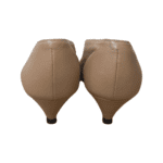 Celine Beige Leather V Neck Pointed Toe Pumps Size 39.5 - Image 3