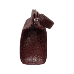 Mayam Burgundy Croc Embossed Shoulder Bag - Image 3