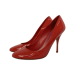 Miu Miu Coral Patent Leather Round Toe Pumps Size 37.5