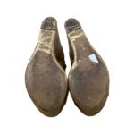 Louis Vuitton Tan Brown Leather Platform Wedge Sandals Size 37 - Image 8