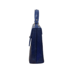 Mayam Blue Python Top Handle Bag - Image 4