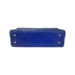 Mayam Blue Python Top Handle Bag - Image 6