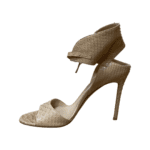 Gianvito Rossi Beige Python Ankle Cuff Sandals Size 40 - Image 5