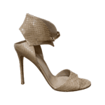 Gianvito Rossi Beige Python Ankle Cuff Sandals Size 40 - Image 4