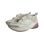 Emilio Pucci White Leather Jungle Joy Ruffled Sneakers Size 39 - Image 9
