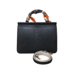 S'uvimol Blue Python Leather Stella Satchel