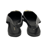 Balenciaga Dark Army Green Patent Leather BB Knife Slingback Sandals Size 38 - Image 7