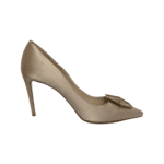 Nicholas Kirkwood Eden Jewel Crystal-Embellished Beige Satin Pumps Size 41 - Image 5