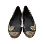 Gucci Beige Guccissima Hysteria Leather Ballet Flats Size 37