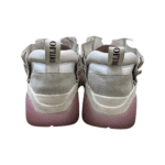 Emilio Pucci White Leather Jungle Joy Ruffled Sneakers Size 39 - Image 2