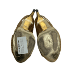 Gina Brown Python Leather Peep Toe Platform Pumps Size 40 - Image 7