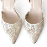 Aquazzura White Lace Matilde Bridal d'Orsay Pointed Toe Sandals Size 37 - Image 7