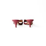 Salvatore Ferragamo Pink Patent Leather and Canvas Glory Bow Sandals Size 37 - Image 4