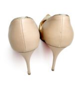 Christian Louboutin Beige Leather Pointed Toe Pumps Size 39 - Image 3