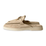 Loro Piana Babouche Charms Walk Suede Mule Loafers - Image 4