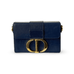 Dior Blue Leather 30 Montaigne Box Crossbody Bag - Image 2