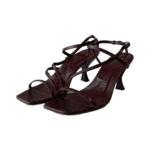 Staud Gita Brown and Burgundy Sandals