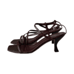 Staud Gita Brown and Burgundy Sandals - Image 6