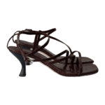 Staud Gita Brown and Burgundy Sandals - Image 7