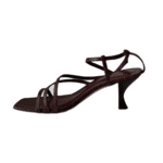 Staud Gita Brown and Burgundy Sandals - Image 4