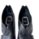 Dior Black Python Leather Ankle Booties Size 35 - Image 6