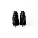 Dior Black Python Leather Ankle Booties Size 35 - Image 3