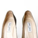 Jimmy Choo Love 100 Glitter Pointed Pumps Size 36.5 - Image 6