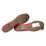 Tory Burch Red Ballet Reese Flat Tassel Size 38 - Image 8