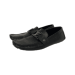 Louis Vuitton Black Leather Monte Carlo Slip On Loafers Size - Image 10