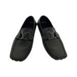 Louis Vuitton Black Leather Monte Carlo Slip On Loafers Size - Image 3
