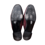 Bottega Veneta Burgundy Intrecciato Leather Fiandra Flat Mules Size 37 - Image 8