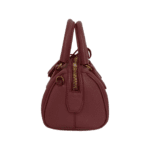 Prada Pink Saffiano Leather Mini Bauletto Bag - Image 6