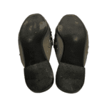 Bottega Veneta Bronze Intrecciato Leather Fiandra Flat Mules Size 37 - Image 9