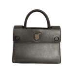 Dior Metallic Grey Leather Diorever Tote Bag