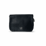 CH Carolina Herrera Black Leather New Baltazar Flap Shoulder Bag (Medium-sized bag)