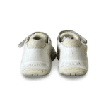 Prada Sport White Leather and Mesh Double Velcro Strap Slip-On Sneakers Size 30 - Image 5