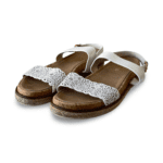 Salvatore Ferragamo Gianette Perfo Leather Cork Sandals