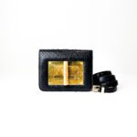 Tom Ford Black Python Small Natalia Shoulder Bag Medium