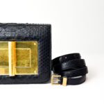 Tom Ford Black Python Small Natalia Shoulder Bag Medium - Image 2