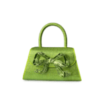 SELF-PORTRAIT The Bow Bag Mini Embellished Top Handle Bag - Image 2